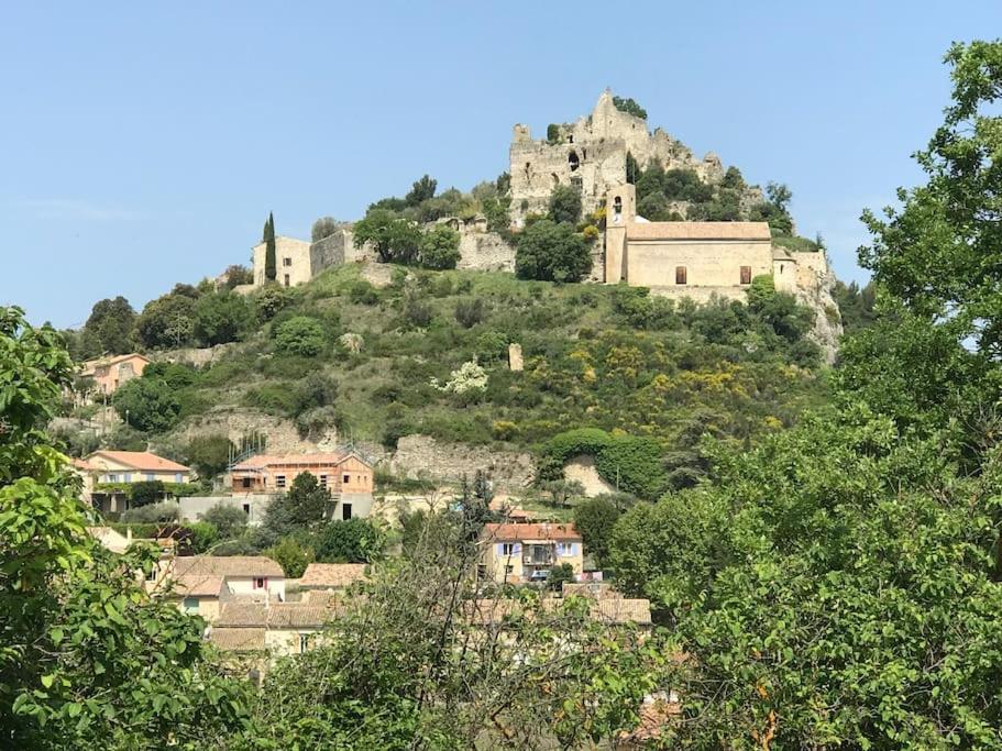 Mas Des Anges - Bastide De 5 Chambres Avec Piscine Entrechaux Exterior foto