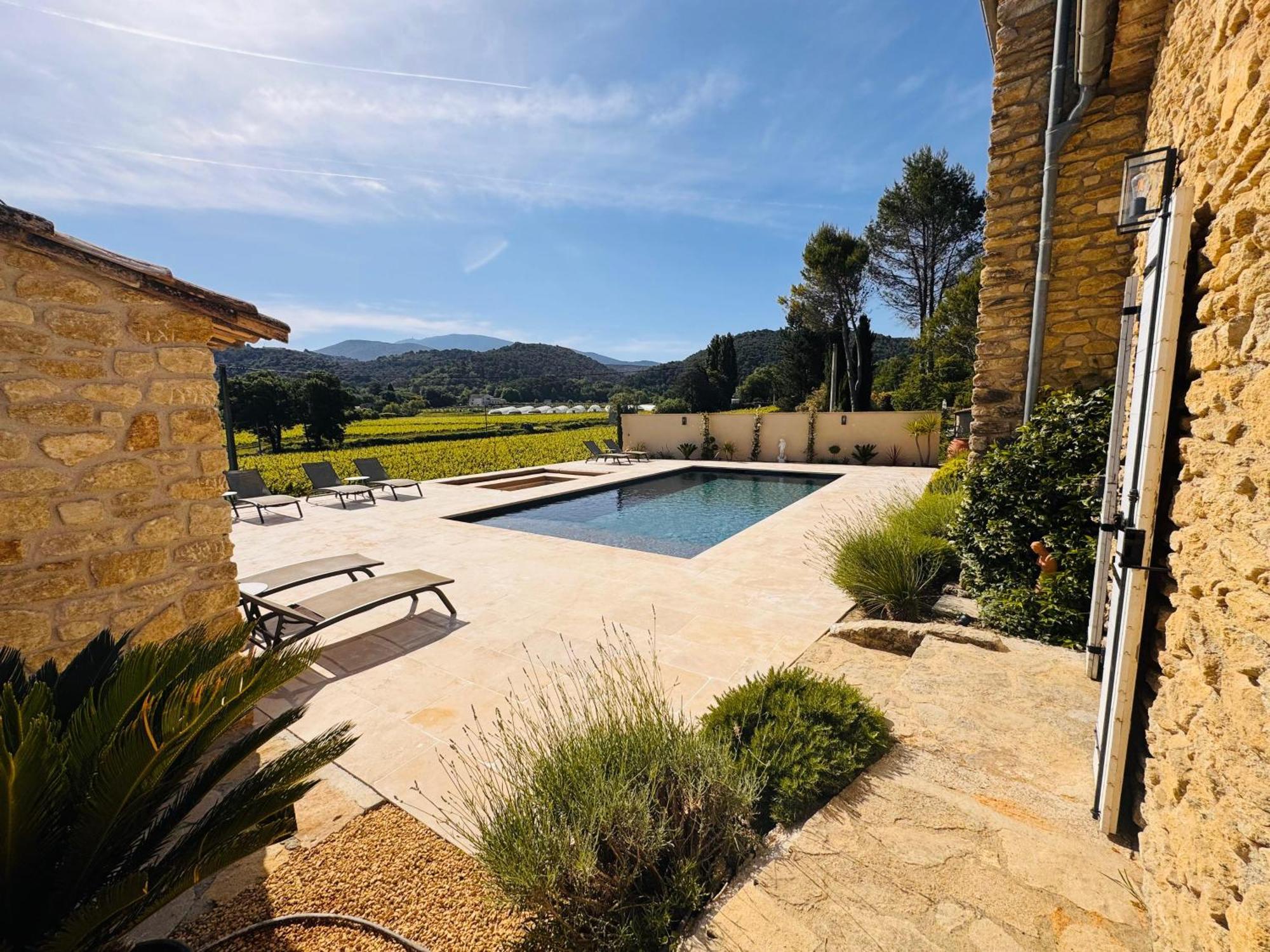 Mas Des Anges - Bastide De 5 Chambres Avec Piscine Entrechaux Exterior foto